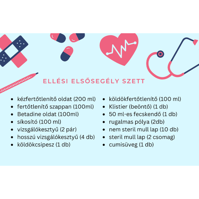 Ellési elsősegély szett lovak számára